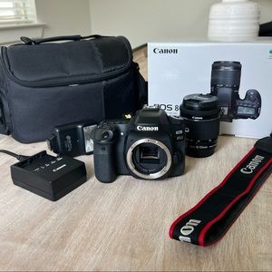 Canon 80D 24.2MP Camera with 18-55mm EFS Zoom lens - Very good condition